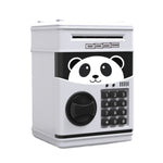 비밀번호 안전 금고 어린이 자동 저축 ATM 기계 장난감, 블랙 레드, 화이트 블루, 화이트 핑크, 판다, 레디시 블랙, 그린, 레드&블랙
