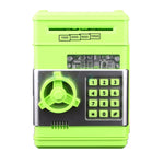 비밀번호 안전 금고 어린이 자동 저축 ATM 기계 장난감, 블랙 레드, 화이트 블루, 화이트 핑크, 판다, 레디시 블랙, 그린, 레드&블랙