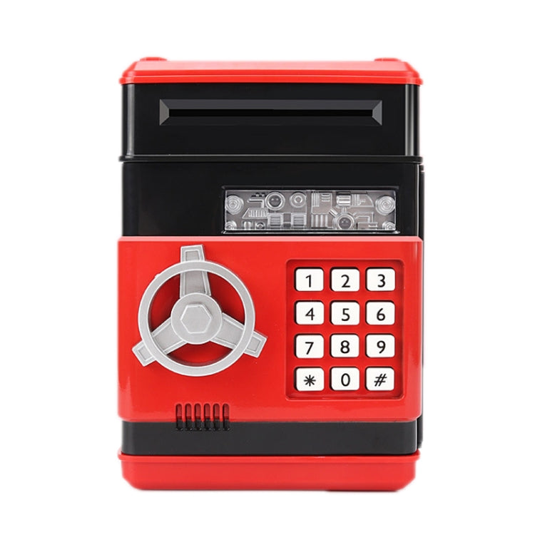 비밀번호 안전 금고 어린이 자동 저축 ATM 기계 장난감, 블랙 레드, 화이트 블루, 화이트 핑크, 판다, 레디시 블랙, 그린, 레드&블랙