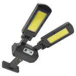 TG-TY097 2 헤드 태양광 야외 인체 감지 벽등 정원 가로등 LED 조명, 200 COB