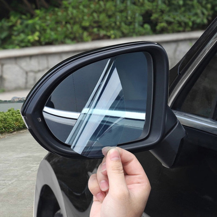 2pcs /Set Rainproof Anti-Fog And Anti-Reflective Film For Car Rearview Mirror, Round 80mm, Round 95mm, Round 100mm, Ellipse 100X145mm, Ellipse 100x150mm, Ellipse 95x135mm