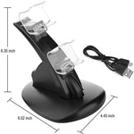 컨트롤러 충전 도크 LED 듀얼 USB PS4 충전 스탠드 스테이션 크래들 소니 플레이스테이션 4 PS4 / PS4 Pro / PS4 슬림용, PS4 / PS4 Pro / PS4 슬림용
