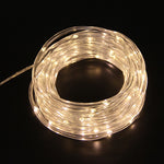 휴일 파티 장식 튜브 스트링 조명 LED 정원 장식 케이싱 조명 리모컨 포함, 사양:, 7m 50 LED USB 전원, 12m 100 LED USB 전원