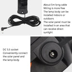 TG-TY075 태양광 3헤드 회전 벽등 인체 감지 야외 방수 정원등, 스타일:, 138 LED 분리형, 108 LED 분리형, 171 COB 분리형, 122 LED 분리형