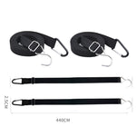 Car Jacket Windproof Belt Outer Garment Fixing Rope Anti-Strong Wind Thickening Adjustable Fixed Car Binding Belt, 2 PCS / Set