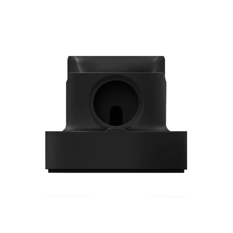2-in-1 스마트워치 충전 거치대 데스크탑 실리콘 시계 충전 스탠드 Apple Watch용, 검정, 흰색, 분홍, 딥 블루, 회색