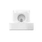 2-in-1 스마트워치 충전 거치대 데스크탑 실리콘 시계 충전 스탠드 Apple Watch용, 검정, 흰색, 분홍, 딥 블루, 회색