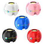 RGB 라이트 효과 자이로 모양 무선 블루투스 오디오, 화이트, 핑크, 블루, 블랙, 레드