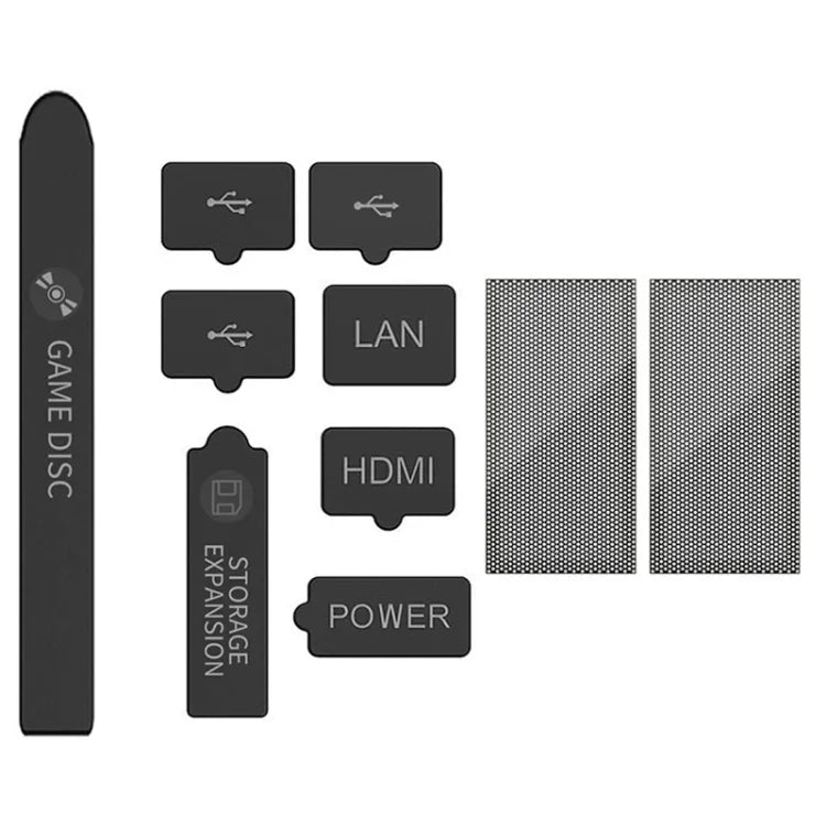 XBOX 시리즈 S/X 본체 방진 세트 먼지 플러그, 스타일:, 일반판, 디럭스판
