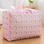 옥스포드 천 이불 방습 방수 수납 가방 지퍼 휴대용 이사 가방, 55x33x20cm, 58x38x22cm, 60x50x25cm