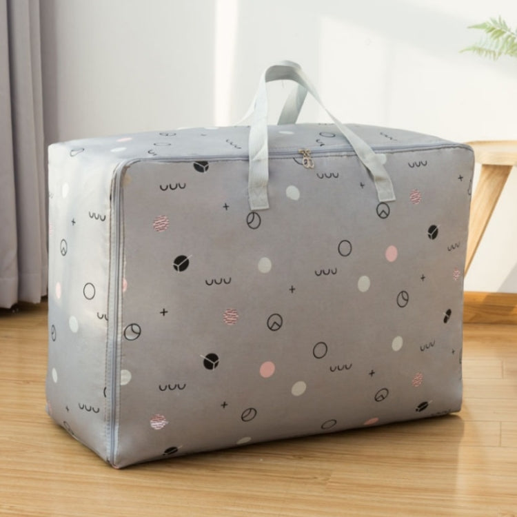 옥스포드 천 이불 방습 방수 수납 가방 지퍼 휴대용 이사 가방, 55x33x20cm, 58x38x22cm, 60x50x25cm