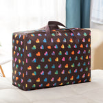 옥스포드 천 이불 방습 방수 수납 가방 지퍼 휴대용 이사 가방, 55x33x20cm, 58x38x22cm, 60x50x25cm