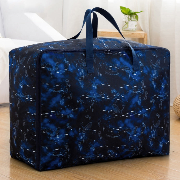 옥스포드 천 이불 방습 방수 수납 가방 지퍼 휴대용 이사 가방, 55x33x20cm, 58x38x22cm, 60x50x25cm