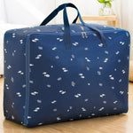 옥스포드 천 이불 방습 방수 수납 가방 지퍼 휴대용 이사 가방, 55x33x20cm, 58x38x22cm, 60x50x25cm