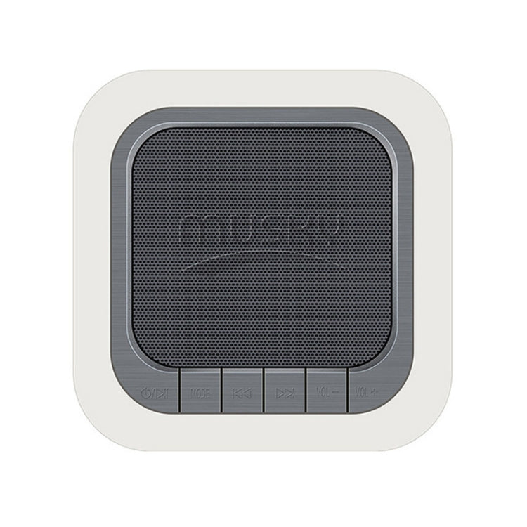 MUSKY 무선 블루투스 스피커 침대 옆 알람 시계 터치 센서 야간등 미니 스피커, 컬러풀 라이트, 화이트 라이트