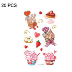 20개 방수 땀 방지 만화 어린이 타투 스티커, EC-013, EC-014, EC-018, EC-019, EC-020, EC-021, EC-022, EC-023, EC-024, EC-025, EC-028, EC-029, EC-030, EC-032, EC-035