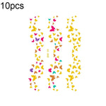 10 PCS Hot Stamping Waterproof Music Festival Face Tattoo Sticker, VS-001, VS-002, VS-003, VS-004, VS-005, VS-006, VS-007, VS-008, VS-009, VS-010