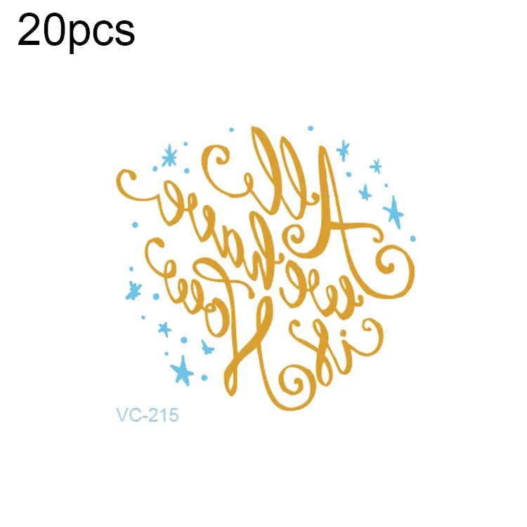 20개 방수 총각 파티 핫스탬핑 결혼식 신부 타투 스티커, VC-204, VC-205, VC-206, VC-207, VC-208, VC-209, VC-210, VC-211, VC-212, VC-213, VC-214, VC-215, VC-216, VC-217, VC-218, VC-227, VC-228, VC-229, VC-230, VC-231, VC-232, VC-233