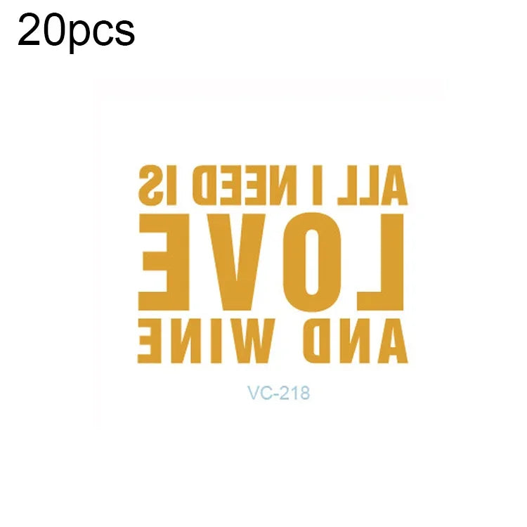 20개 방수 총각 파티 핫스탬핑 결혼식 신부 타투 스티커, VC-204, VC-205, VC-206, VC-207, VC-208, VC-209, VC-210, VC-211, VC-212, VC-213, VC-214, VC-215, VC-216, VC-217, VC-218, VC-227, VC-228, VC-229, VC-230, VC-231, VC-232, VC-233