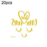 20개 방수 총각 파티 핫스탬핑 결혼식 신부 타투 스티커, VC-204, VC-205, VC-206, VC-207, VC-208, VC-209, VC-210, VC-211, VC-212, VC-213, VC-214, VC-215, VC-216, VC-217, VC-218, VC-227, VC-228, VC-229, VC-230, VC-231, VC-232, VC-233
