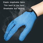 WEST BIKING YP0211223 자전거용 충격 흡수 논슬립 터치 스크린 풀핑거 장갑, M, L, XL