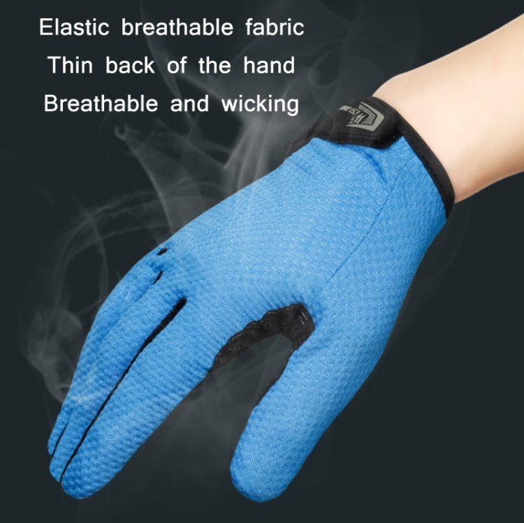 WEST BIKING YP0211223 자전거용 충격 흡수 논슬립 터치 스크린 풀핑거 장갑, M, L, XL