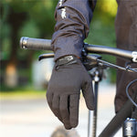 WEST BIKING YP0211223 자전거용 충격 흡수 논슬립 터치 스크린 풀핑거 장갑, M, L, XL