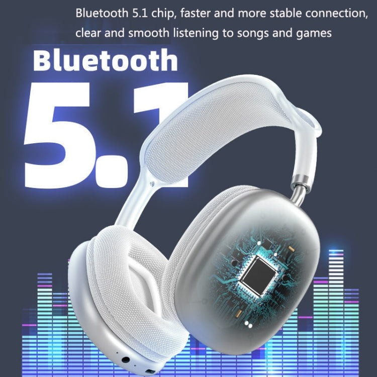 P9 블루투스 5.1 서브우퍼 무선 헤드셋 AUX / TF 카드 지원, P9 (블랙), P9 (화이트), P9 (레드), P9 (그린), P9 (블루)