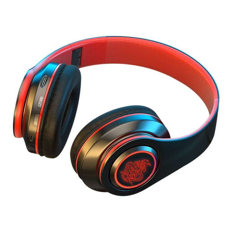 B39 Wireless Bluetooth Headset Subwoofer With Breathing Light Support TF Card