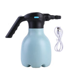 1.5L 정원용 전기 물뿌리개 휴대용 가정용 꽃 물주기 기기, 파랑, 파랑 + 범용 노즐