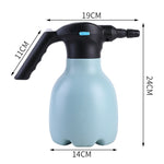 1.5L 정원용 전기 물뿌리개 휴대용 가정용 꽃 물주기 기기, 파랑, 파랑 + 범용 노즐