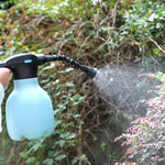 1.5L 정원용 전기 물뿌리개 휴대용 가정용 꽃 물주기 기기, 파랑, 파랑 + 범용 노즐