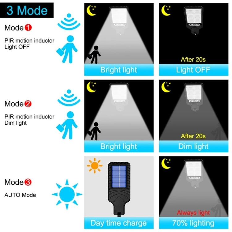 태양광 가로등 LED 인체 감지 정원등, 사양:, 616A-18 LED, 616B-72 COB, 616C-30 COB, 616A-18 LED 리모컨 포함, 616B-72 COB 리모컨 포함, 616C-30 COB 리모컨 포함