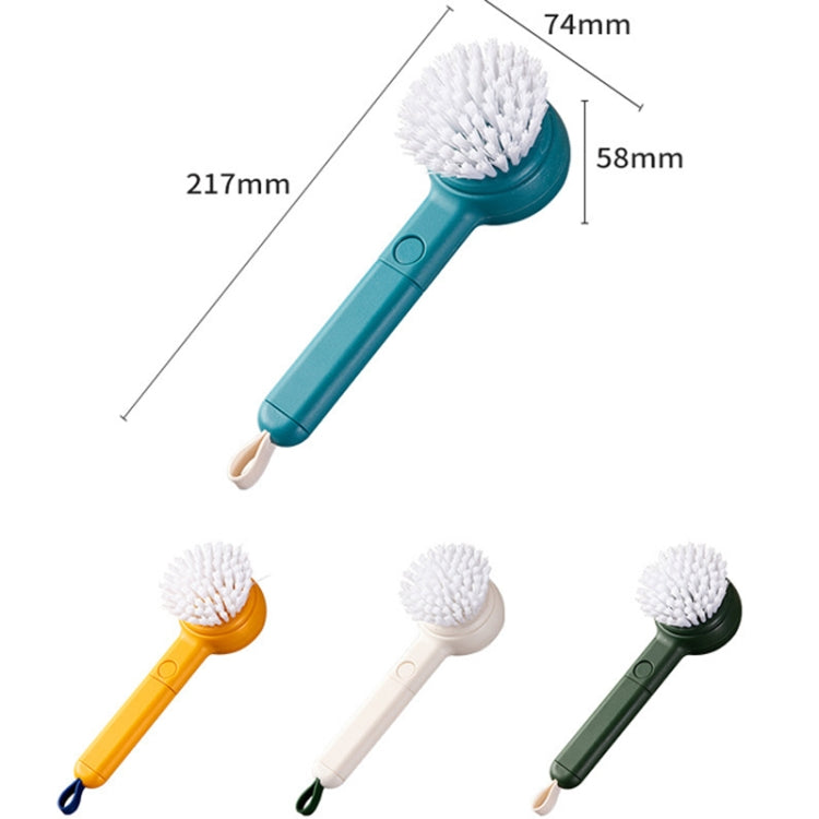 다기능 과일 및 채소 세척 브러시, 흰색, 노란색, 파란색, 초록색