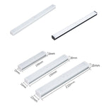 LED 인체 감지 램프 긴 스트립 충전 캐비닛 램프 스트립, 크기:, 10cm, 15cm, 21cm