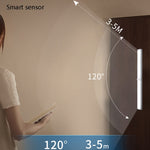 LED 인체 감지 램프 긴 스트립 충전 캐비닛 램프 스트립, 크기:, 10cm, 15cm, 21cm