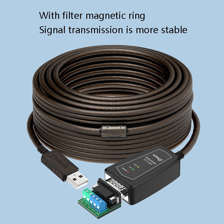 DTECH DT-5019 USB to RS485 / RS422 변환 케이블, FT232 칩, 길이:, 0.5m, 1.5m