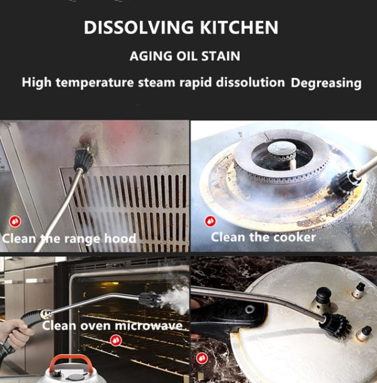 스팀 클리너 고온 살균 청소기 1L 물탱크 포함, 220V EU 플러그, 220V UK 플러그, 110V US 플러그, 220V AU 플러그, 220V US 플러그