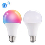 2개 Tuya TY-10W RGB+CCT 블루투스 휴대폰 제어 스마트 LED 전구 볼