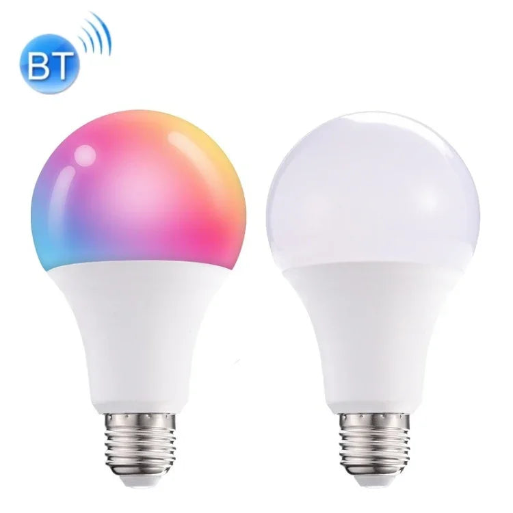 2개 Tuya TY-10W RGB+CCT 블루투스 휴대폰 제어 스마트 LED 전구 볼