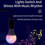 2개 Tuya TY-10W RGB+CCT 블루투스 휴대폰 제어 스마트 LED 전구 볼