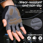 WEST BIKING YP0211222 자전거 라이딩 충격 흡수 반핑거 장갑, M, L, XL