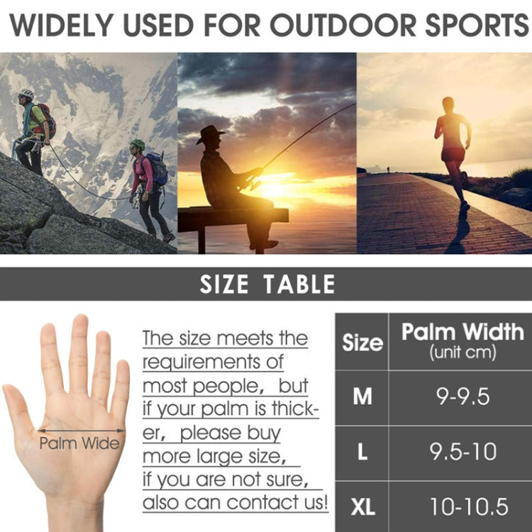 WEST BIKING YP0211222 자전거 라이딩 충격 흡수 반핑거 장갑, M, L, XL