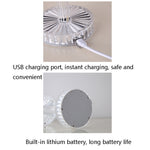 USB 충전 터치 다이아몬드 크리스탈 테이블 램프, USB 충전(3톤 라이트), USB 충전(RGB 리모컨 16색)