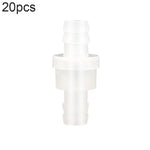 20개입 어항 산소 펌프 기관지 체크 밸브, 4mm (레드), 4mm (블랙), 4mm (화이트), 4mm (블루), 8mm (레드), 10mm (화이트), 12mm (화이트), 4mm (화이트 레드)