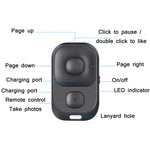 CDY001 다기능 USB 충전식 블루투스 셀카 리모컨, CDY001