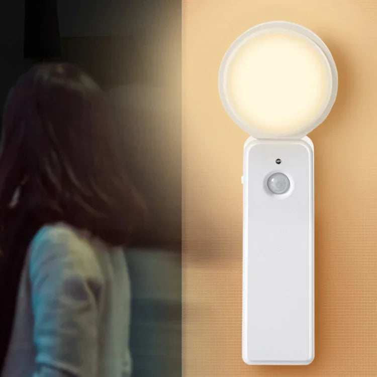 1.2W LED 지능형 인체 감지 USB 충전 야간등, 센서 온광, 센서 백색광