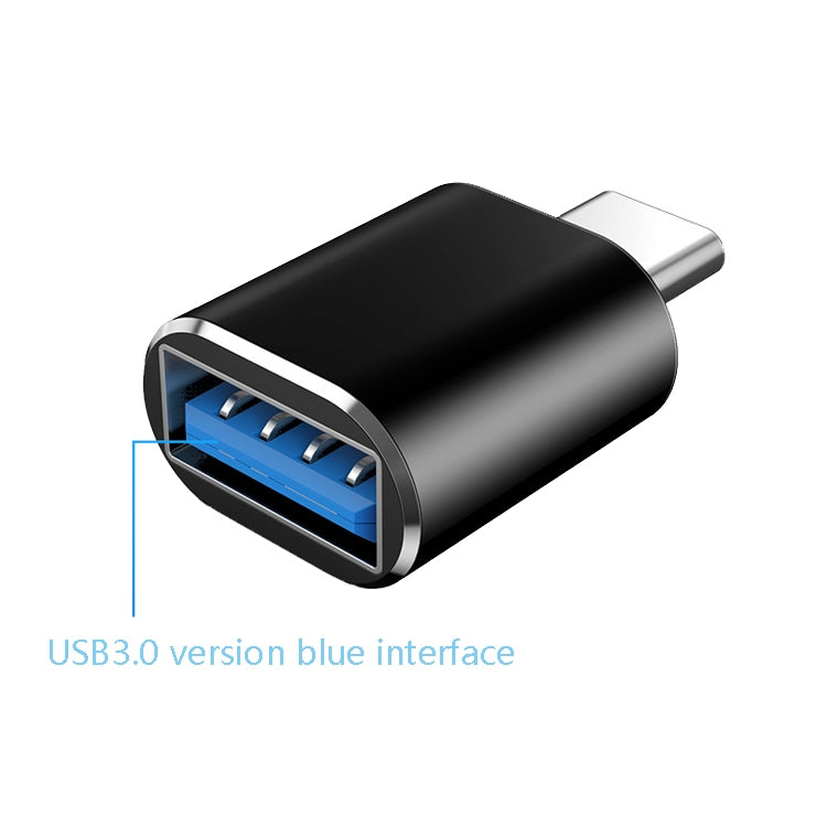 10개 USB 3.0 암컷 to USB-C / 타입-C 수컷 OTG 어댑터, 10개 무지시기