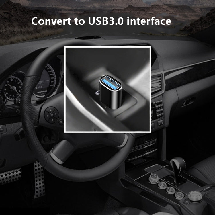 10개 USB 3.0 암컷 to USB-C / 타입-C 수컷 OTG 어댑터, 10개 무지시기
