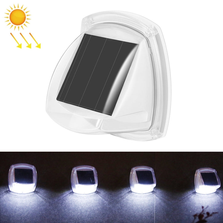 8 LED 야외 태양광 마당 방수 벽등, 백색광, 온백색광